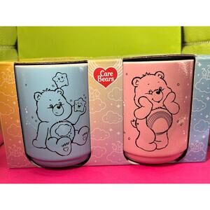 Care Bears Ceramic Tea Cup Set Of 2 Cheer Bear & Grumpy Bear Nostalgic NIB 2024